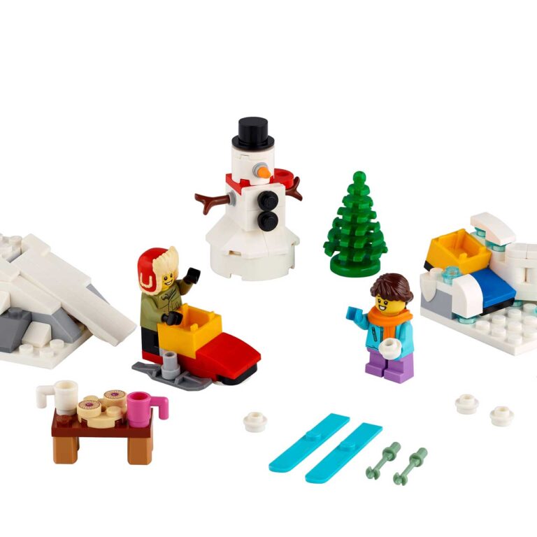 LEGO 40424 - Winters sneeuwballengevecht - LEGO 40424 2