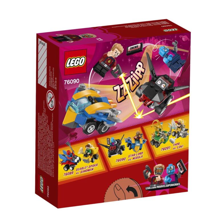 Lego 76090 Marvel Mighty Micros: Star-Lord vs. Nebula - LEGO 76090 INT 6