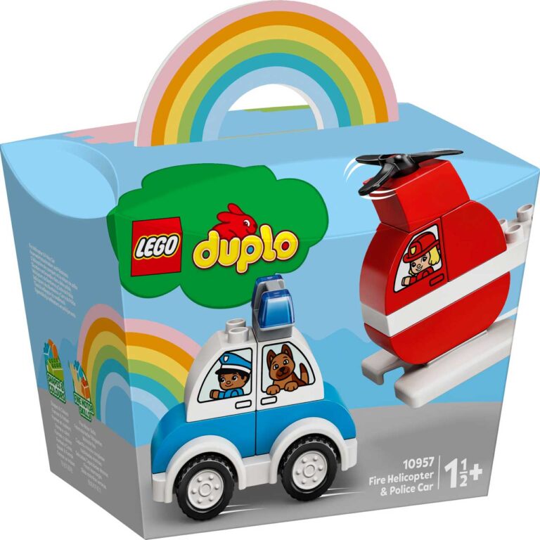 LEGO 10957 DUPLO Brandweerhelikopter en politiewagen - 10957 Box1 v29