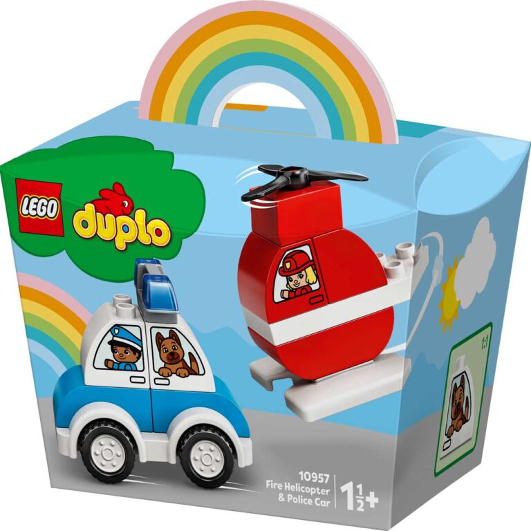 LEGO 10957 DUPLO Brandweerhelikopter en politiewagen - 10957 Box2 v29