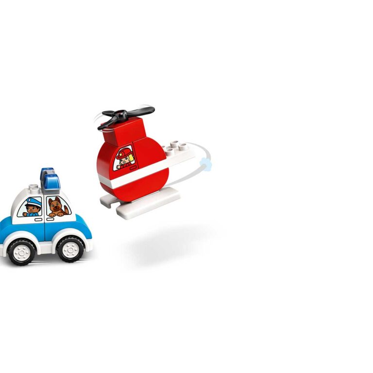 LEGO 10957 DUPLO Brandweerhelikopter en politiewagen - 10957 Hero