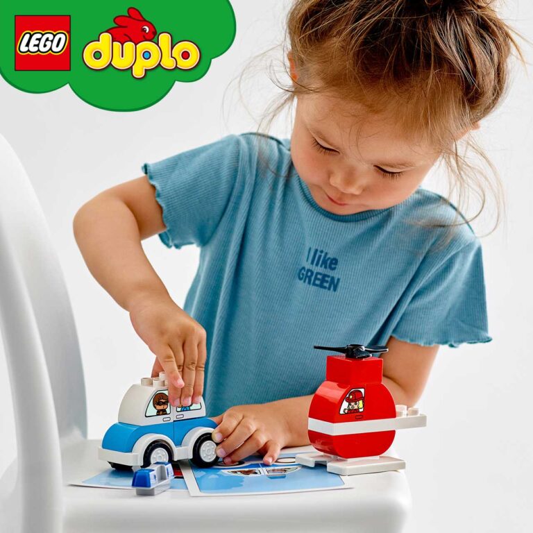LEGO 10957 DUPLO Brandweerhelikopter en politiewagen - 10957 Lifestyle MB