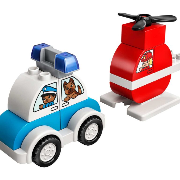 LEGO 10957 DUPLO Brandweerhelikopter en politiewagen - 10957 Prod