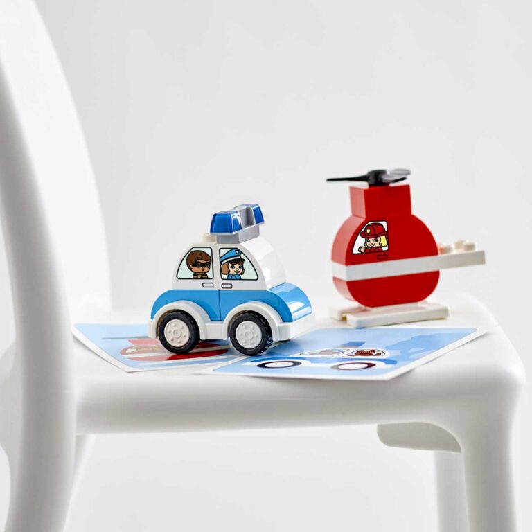 LEGO 10957 DUPLO Brandweerhelikopter en politiewagen - 10957 ShopperVideo 22s 1x1