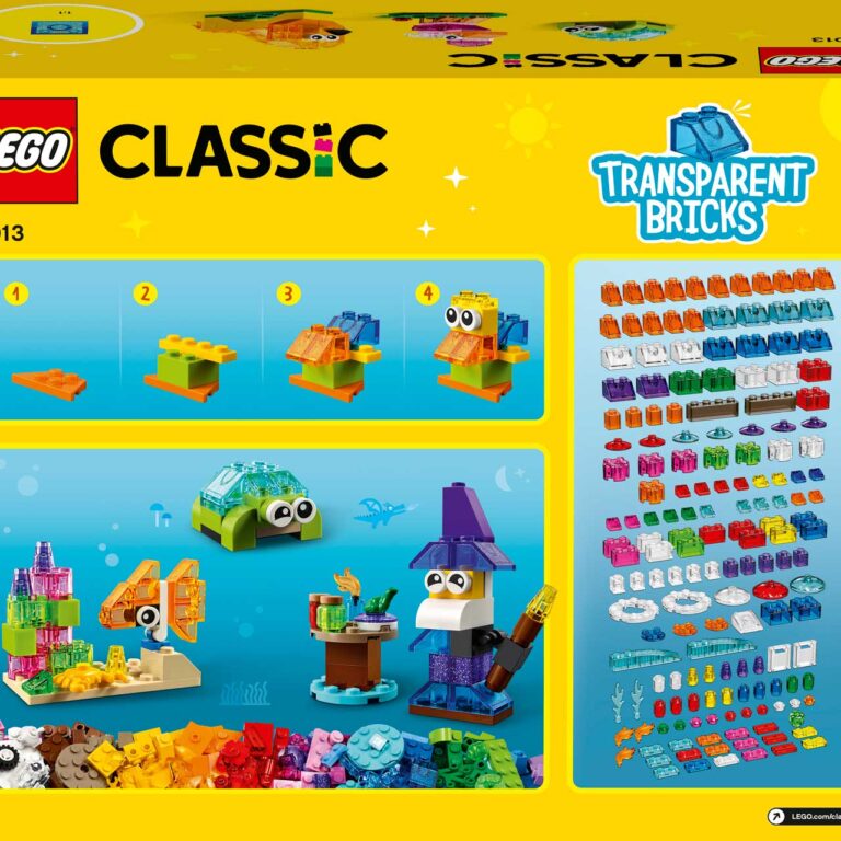 LEGO 11013 Classic Creatieve transparante stenen - 11013 Box6 v29