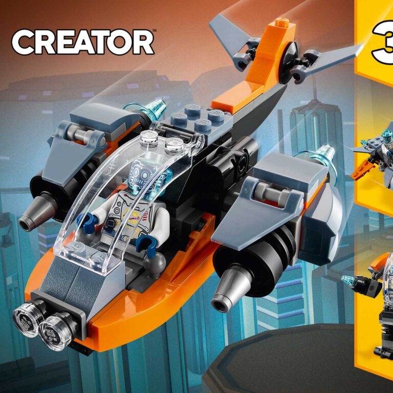 LEGO 31111 Creator Cyberdrone - 31111 Box3 v29