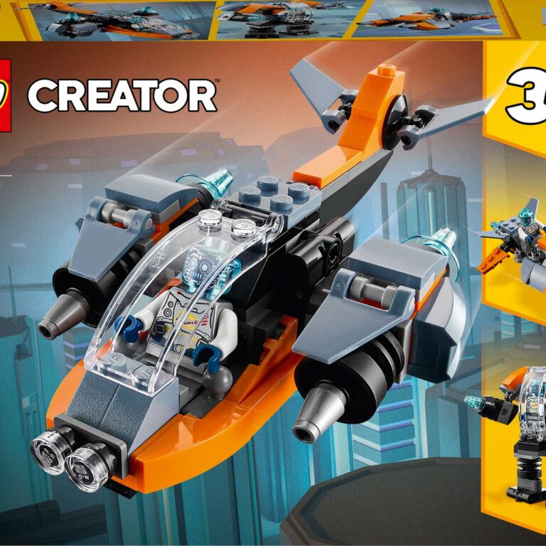LEGO 31111 Creator Cyberdrone - 31111 Box4 v29