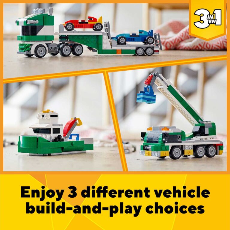 LEGO 31113 Creator Racewagen transportvoertuig - 31113 Creator3in1 1HY21 EcommerceMobile US 1500x1500 1