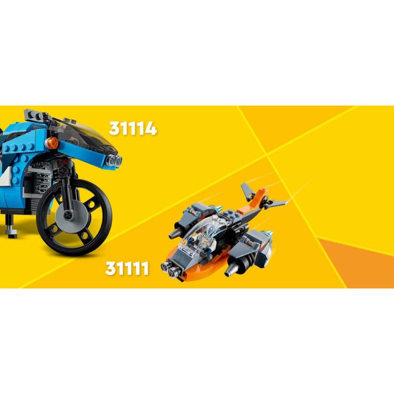LEGO 31113 Creator Racewagen transportvoertuig - 31113 IntheBox
