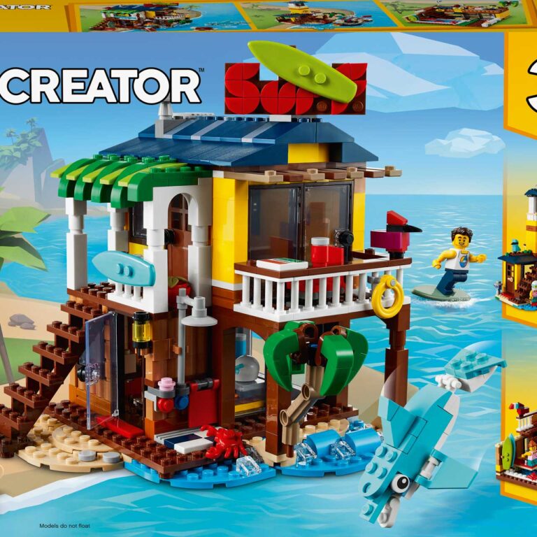 LEGO 31118 Creator Surfer strandhuis - 31118 Box4 v29