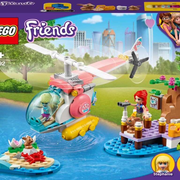 LEGO 41692 Friends Dierenkliniek reddingshelikopter - 41692 Box4 v29
