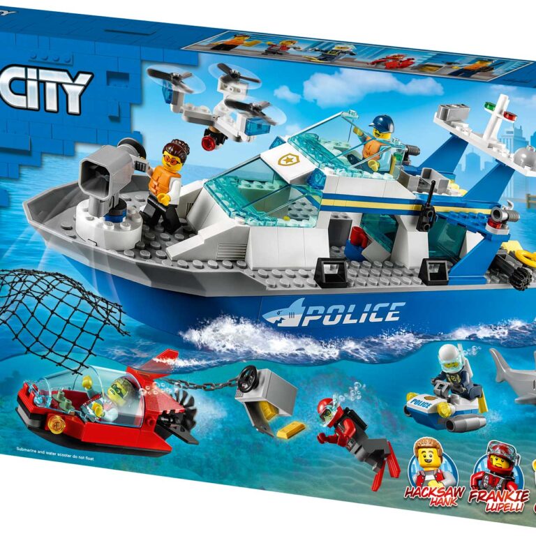 LEGO 60277 City Politie patrouilleboot - 60277 Box2 v29