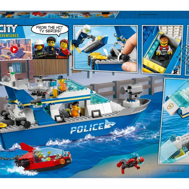 LEGO 60277 City Politie patrouilleboot - 60277 Box6 v29