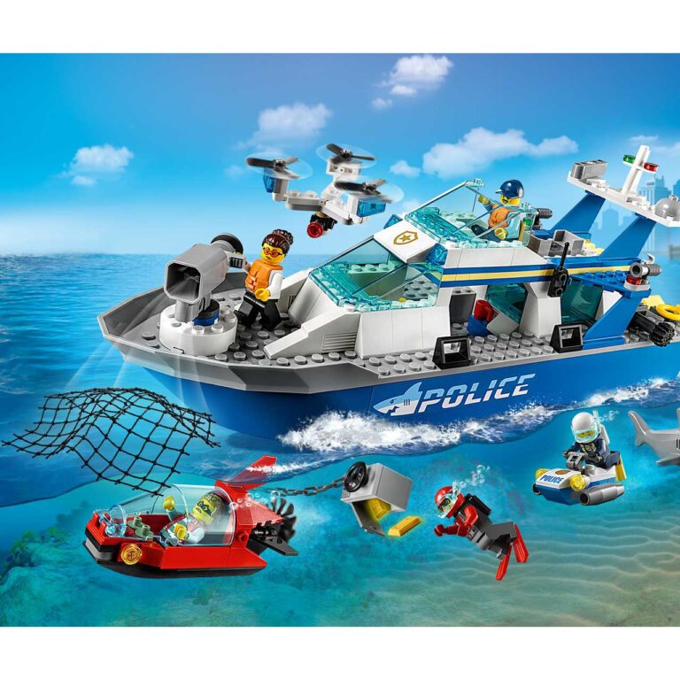 LEGO 60277 City Politie patrouilleboot - 60277 WEB PRI