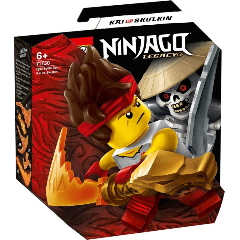 LEGO 71730 Ninjago Epische Strijd set - Kai tegen Skulkin - 71730 Box1 v29