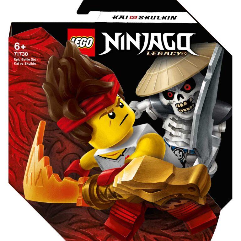 LEGO 71730 Ninjago Epische Strijd set - Kai tegen Skulkin - 71730 Box4 v29