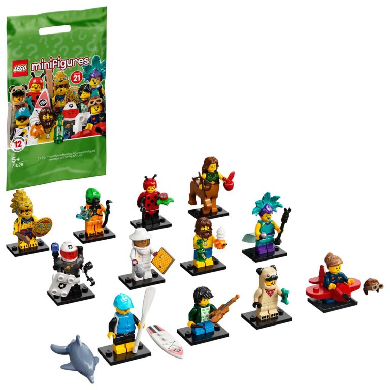 LEGO 71029 - minifiguren complete serie van 12 (geknipte zakjes) - LEGO 71029 INT 10