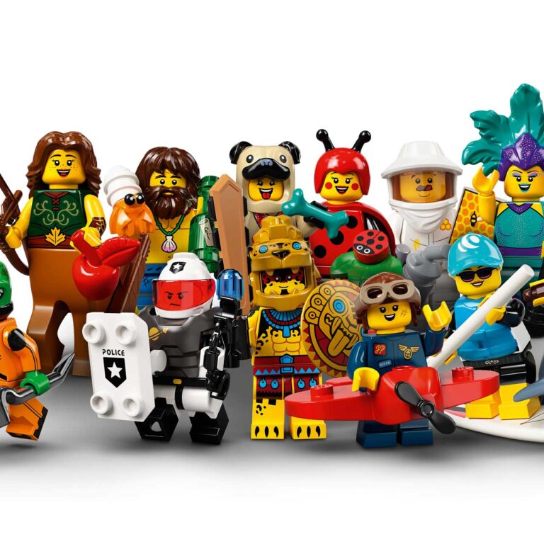 LEGO 71029 - minifiguren complete serie van 12 (geknipte zakjes) - LEGO 71029 INT 18