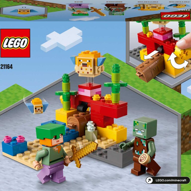 LEGO 21164 Minecraft Het koraalrif - 21164 Box6 v29