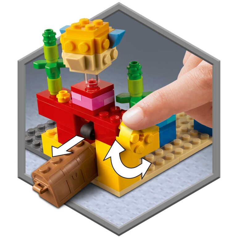 LEGO 21164 Minecraft Het koraalrif - 21164 Feature2