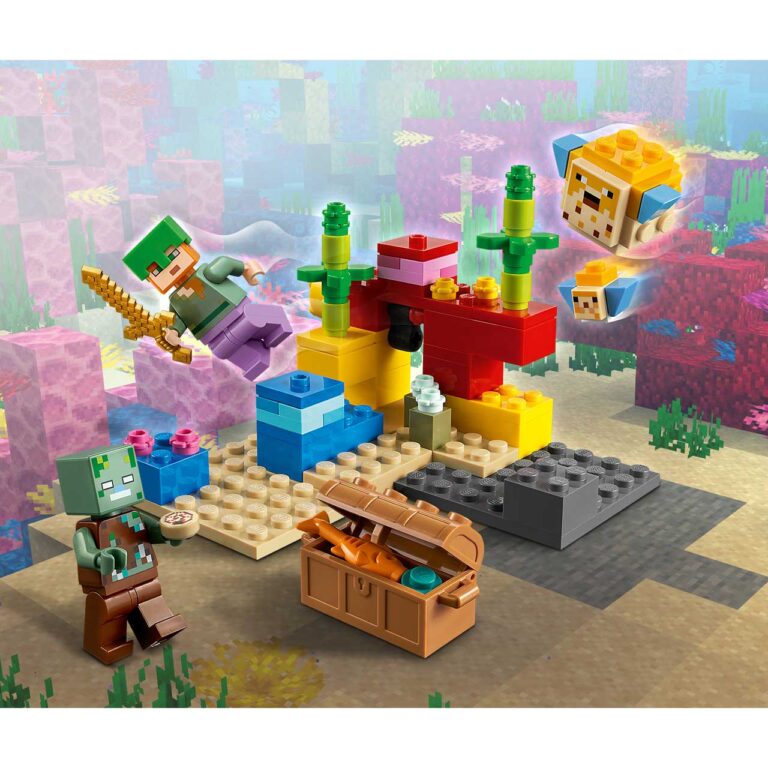LEGO 21164 Minecraft Het koraalrif - 21164 WEB PRI