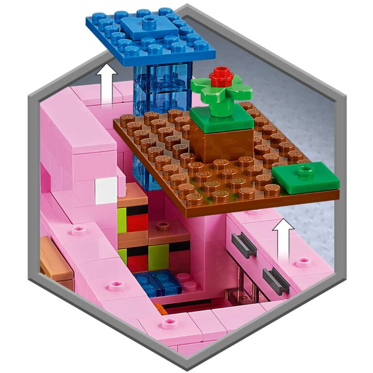 LEGO 21170 Minecraft Het varkenshuis - 21170 Feature2
