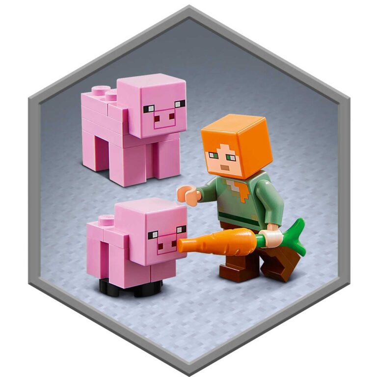 LEGO 21170 Minecraft Het varkenshuis - 21170 Feature4