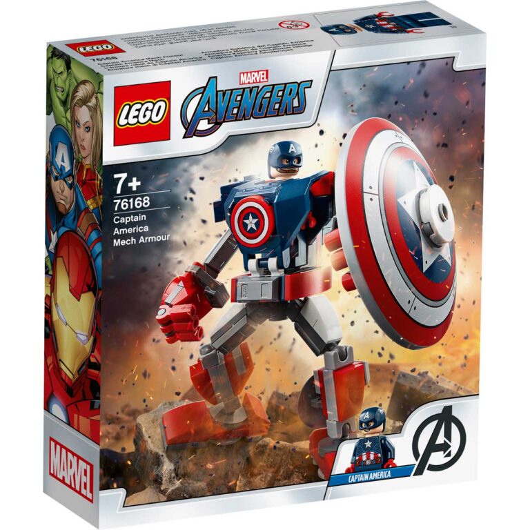 LEGO 76168 Captain America mechapantser - 76168 Box1 v29