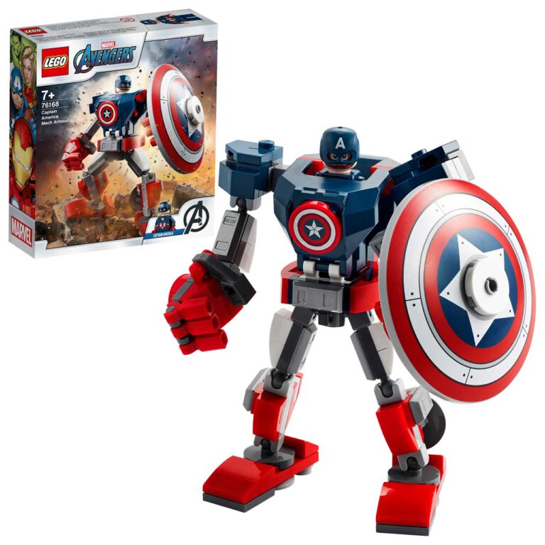 LEGO 76168 Captain America mechapantser - 76168 boxprod v29