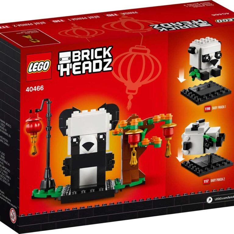 LEGO 40466 Panda's voor Chinees nieuwjaar - LEGO 40466 2