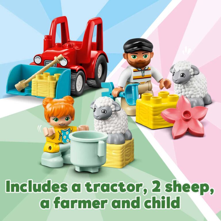 LEGO 10950 DUPLO Landbouwtractor en dieren verzorgen - 10950 DUPLO 1HY21 EcommerceMobile US 1500x1500 2