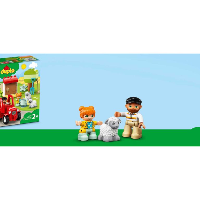 LEGO 10950 DUPLO Landbouwtractor en dieren verzorgen - 10950 IntheBox