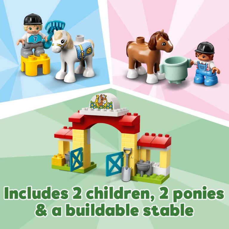 LEGO 10951 DUPLO Paardenstal en pony's verzorgen - 10951 DUPLO 1HY21 EcommerceMobile US 1500x1500 2