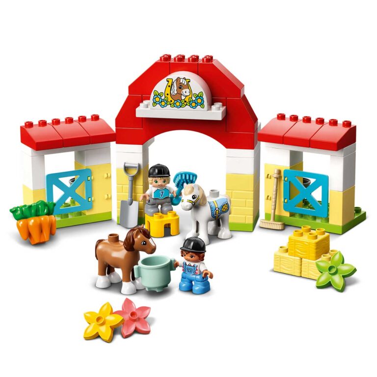 LEGO 10951 DUPLO Paardenstal en pony's verzorgen - 10951 Hero MB