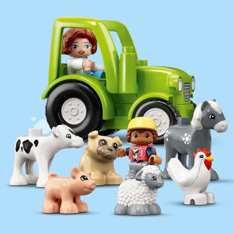 LEGO 10952 DUPLO Schuur, tractor & boerderijdieren verzorgen - 10952 Feature1