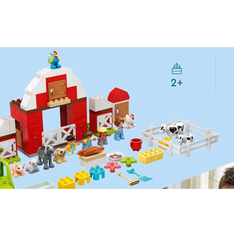 LEGO 10952 DUPLO Schuur, tractor & boerderijdieren verzorgen - 10952 Feature HOTSPOT1 3