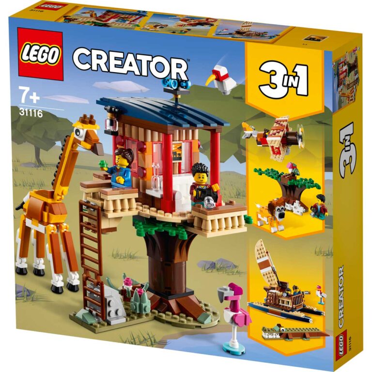 LEGO 31116 Creator Safari wilde dieren boomhuis - 31116 Box2 v29