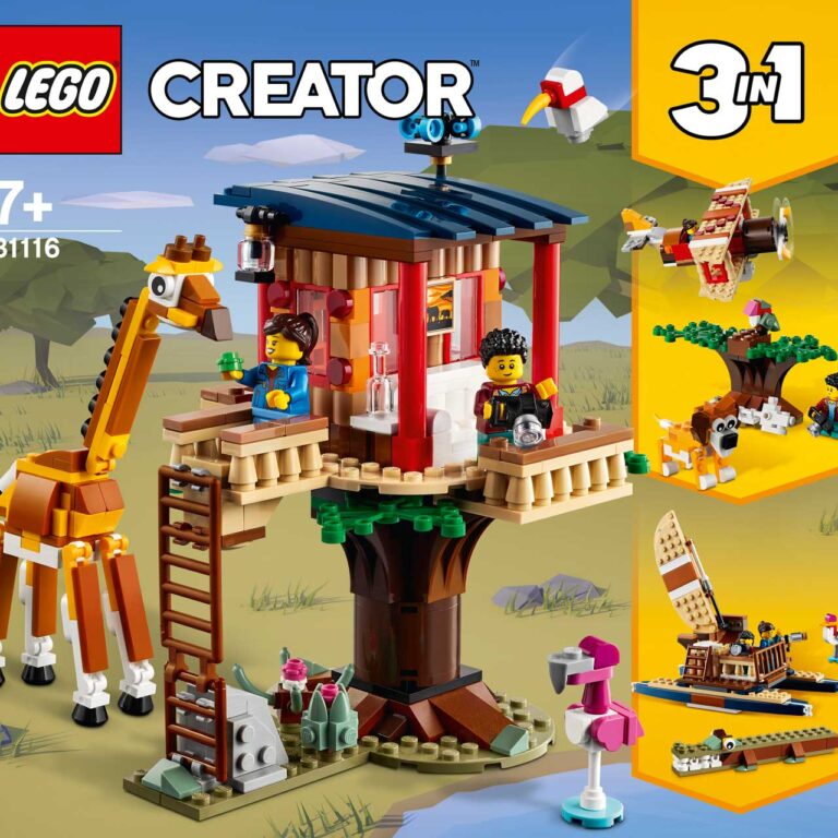 LEGO 31116 Creator Safari wilde dieren boomhuis - 31116 Box3 v29