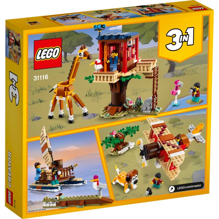 LEGO 31116 Creator Safari wilde dieren boomhuis - 31116 Box5 v29