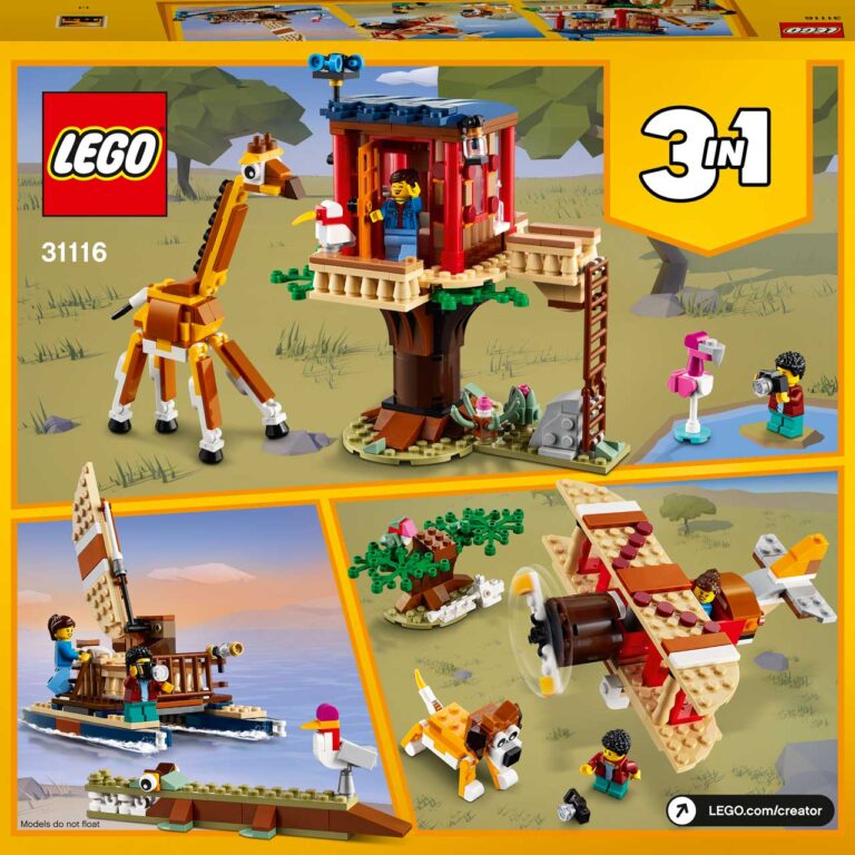 LEGO 31116 Creator Safari wilde dieren boomhuis - 31116 Box6 v29