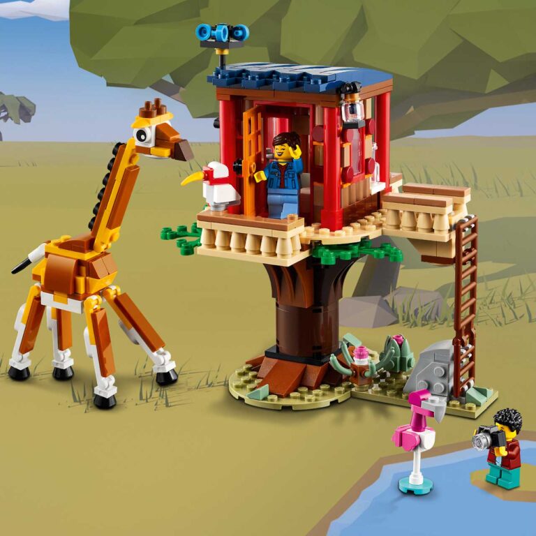 LEGO 31116 Creator Safari wilde dieren boomhuis - 31116 Feature1