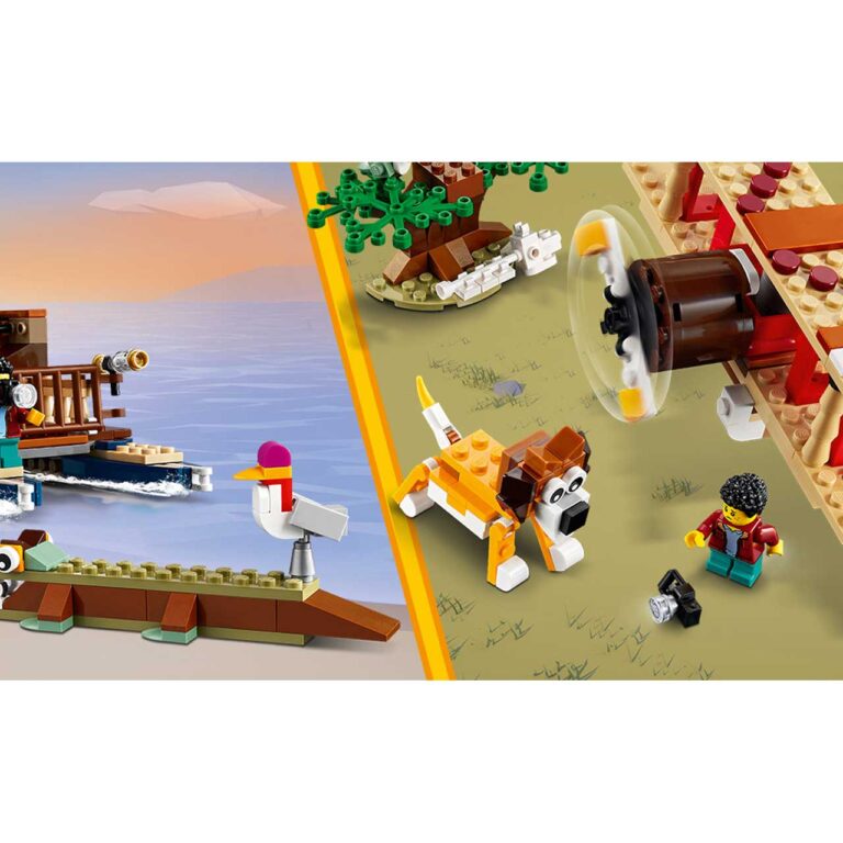 LEGO 31116 Creator Safari wilde dieren boomhuis - 31116 Header FullImg 3