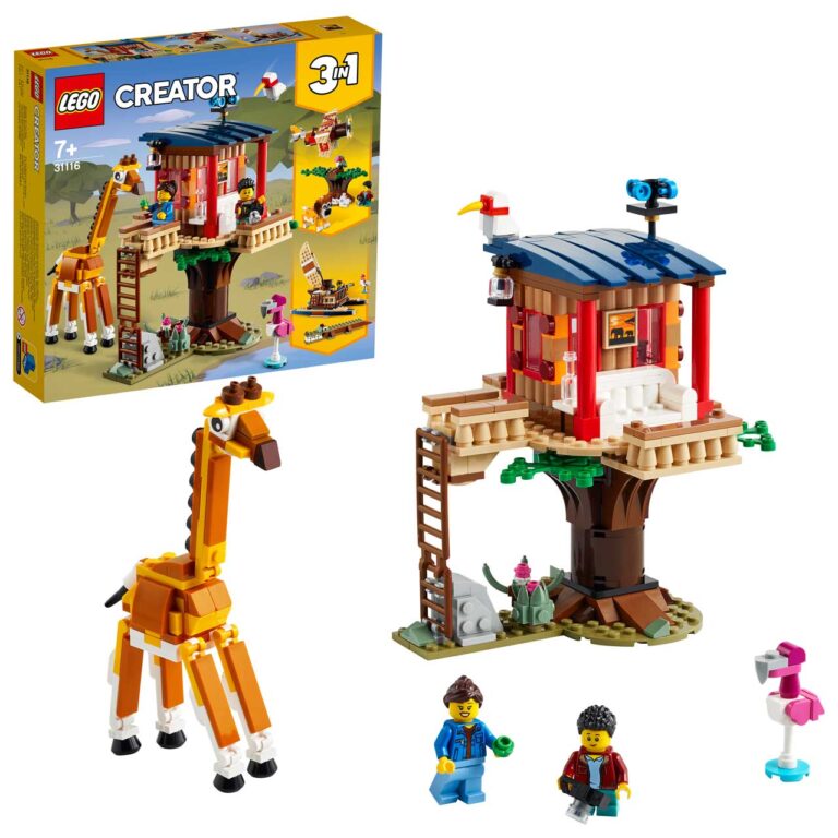 LEGO 31116 Creator Safari wilde dieren boomhuis - 31116 boxprod v29