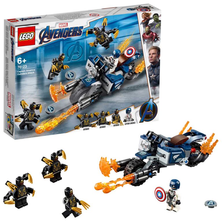 LEGO 76123 Captain America: Aanval van de Outriders - LEGO 76123 9