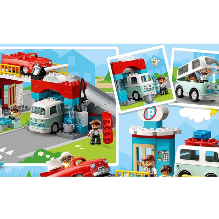LEGO 10948 DUPLO Parkeergarage en wasstraat - 10948 Feature HOTSPOT1 3