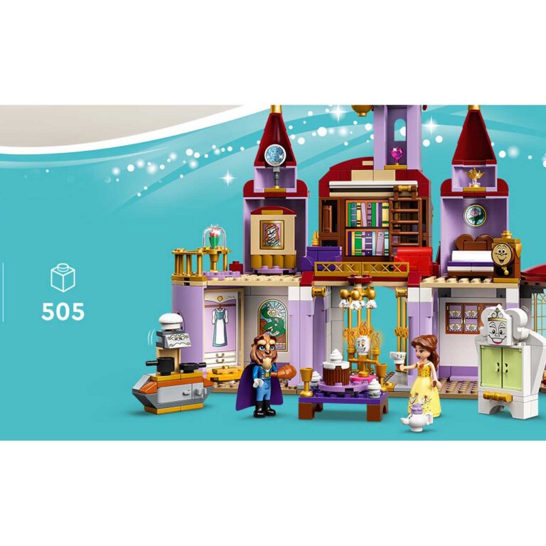 LEGO 43196 Disney Princess Belle en het Beest kasteel - 43196 Feature HOTSPOT1 2