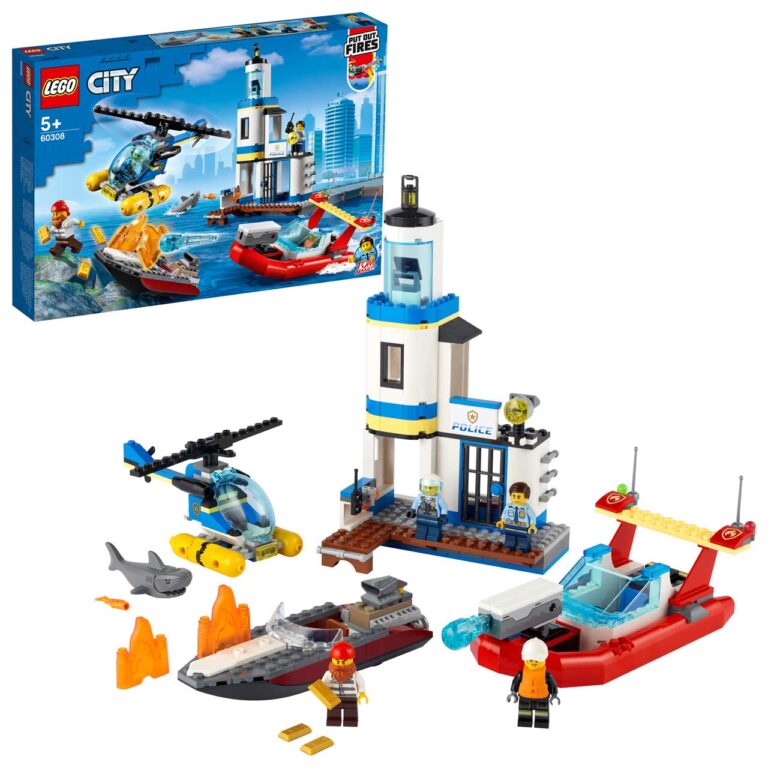 LEGO 60308 City Politie Kustpolitie en brandmissie - 60308 boxprod v29