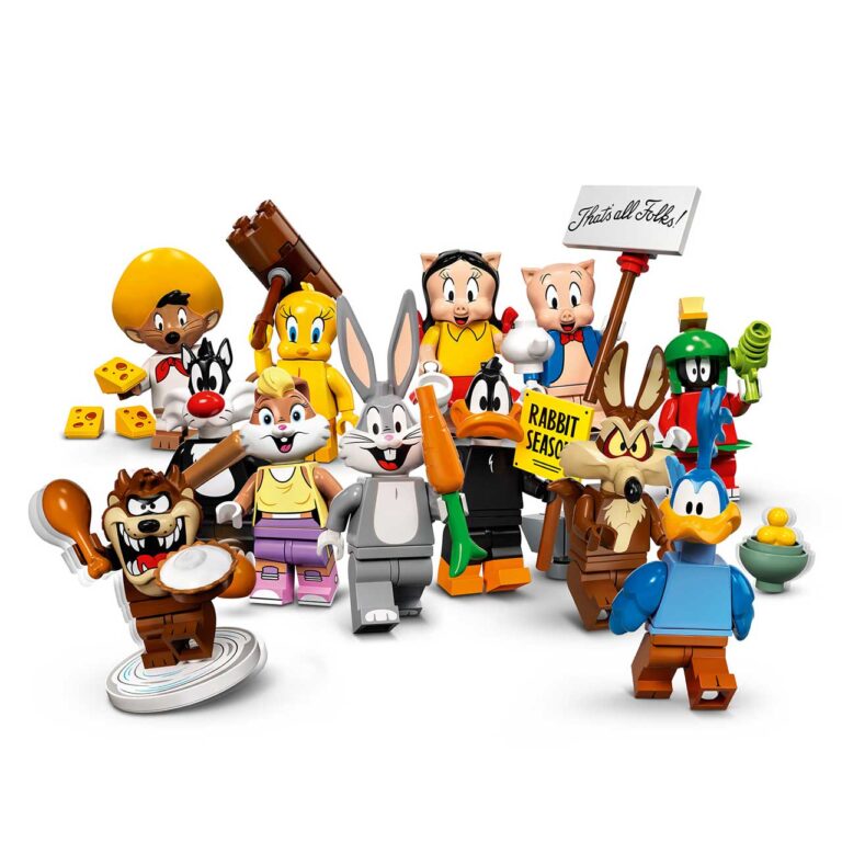 LEGO 71030 Looney Tunes complete serie van 12 (opengeknipte zakjes) - 71030 Hero MB