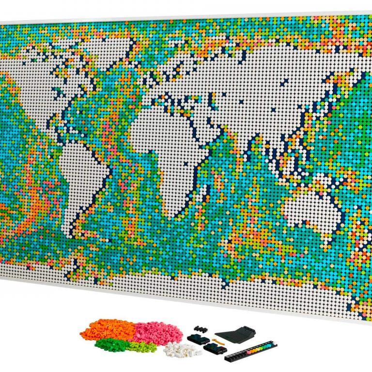 LEGO 31203 ART World Map / Wereldkaart - LEGO 31203 2