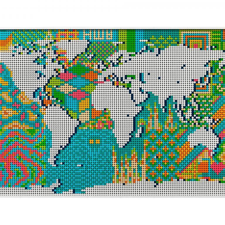 LEGO 31203 ART World Map / Wereldkaart - LEGO 31203 3